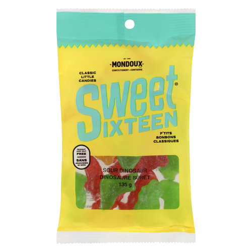 Buy Mondoux Sweet Sixteen Candy Classic Little Sour Dinosaur 135 g