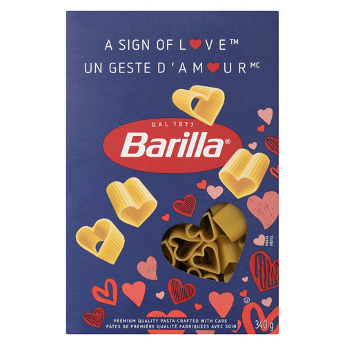 Barilla Pasta Heart Shaped