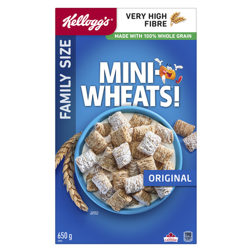 Kellogg's Mini Wheats! Original Frosted Cereal, Family Size