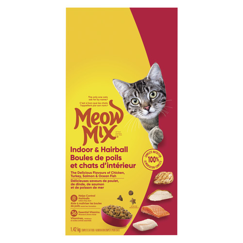 Meow Mix Dry Cat Food Indoor & Hairball