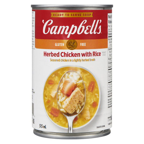 Buy Campbell's Gluten-Free Canned Soup Herbed Chicken With Rice