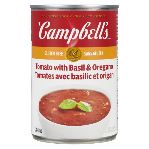 Campbell's Tomato with Basil & Oregano Soup, Gluten Free