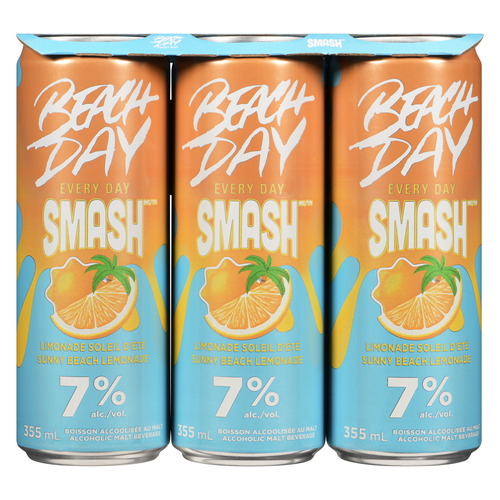 Buy Beach Day Every Day Smash Sunny Beach Beer 7% Alcohol 6 x 355