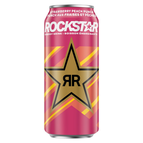 Buy Rockstar Energy Drink Strawberry Peach Punch 473 ml (can