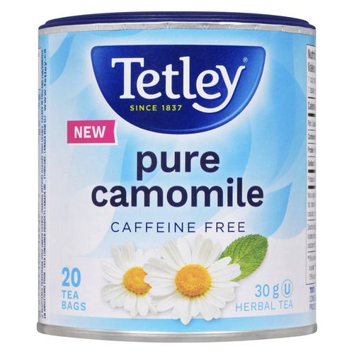 Tetley Caffeine-Free Herbal Tea Pure Camomile