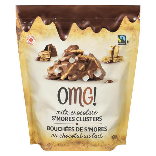 OMG! Milk Chocolate S'mores Clusters