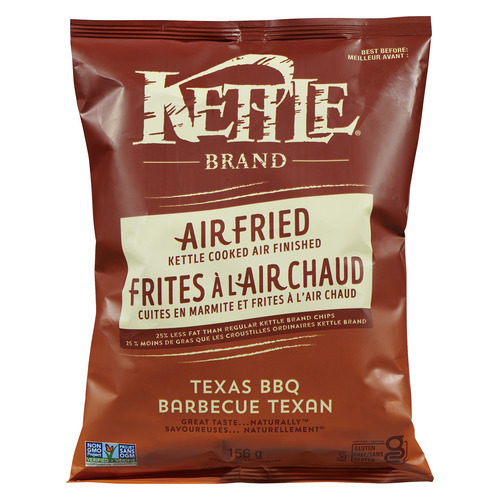 Kettle Brand Air Fried Kettle Cooked Chips, Texas BBQ