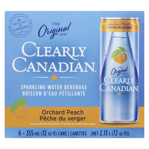 Clearly Canadian Sparkling Water Orchard Peach