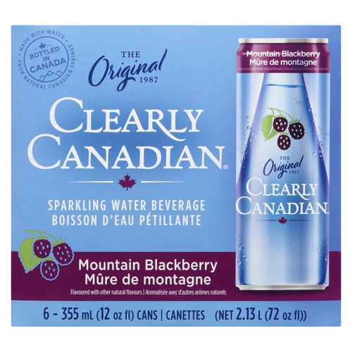 Clearly Canadian Sparkling Water Mountain Blackberry