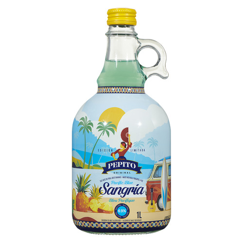 Pepito Sangria Bleu Pacifique Wine 6.9% Alcohol 1 L