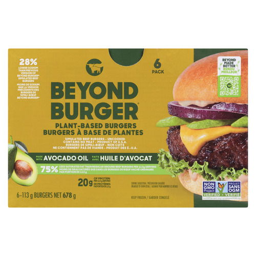 Beyond Meat Frozen Plant-Based Burgers