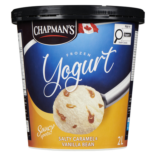 Chapman's Frozen Yogurt Salty Caramel and Vanilla Bean