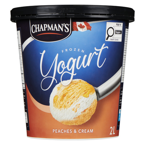 icecreammerci② Buy Chapman's Frozen Yogurt Canadian Peaches & Cream 2 L | FreshCo