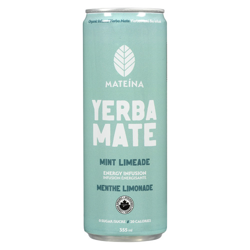 Buy Mateina Yerba Mate Energy Infusion Mint Limeade 355 ml | IGA
