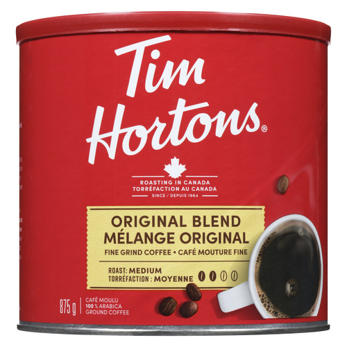 Tim Hortons Ground Coffee Fine Grind Original Blend