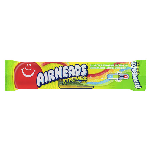 Airheads Xtremes Belts Rainbow Berry Candy