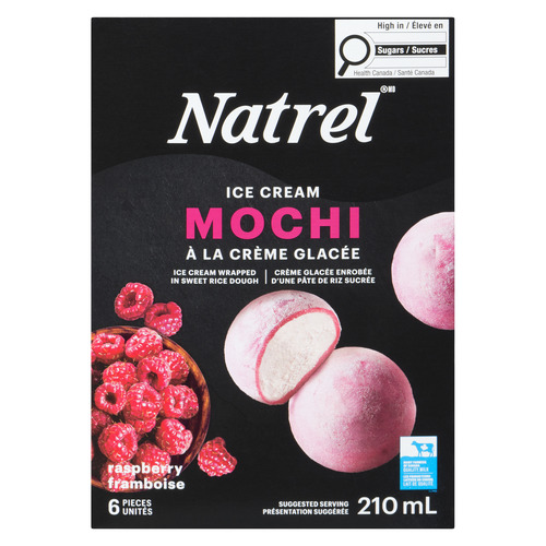 Natrel Raspberry Ice Cream Mochi