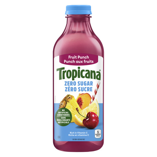Buy Tropicana Zero Sugar Juice Fruit Punch L (bottle