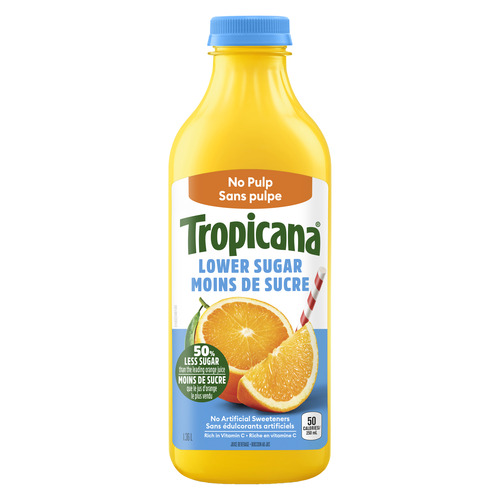 Tropicana 100% Pure Orange Juice No Pulp