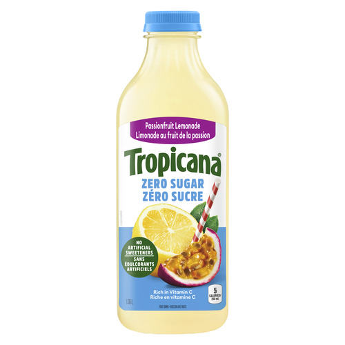 Tropicana Zero Sugar Juice Passionfruit Lemonade