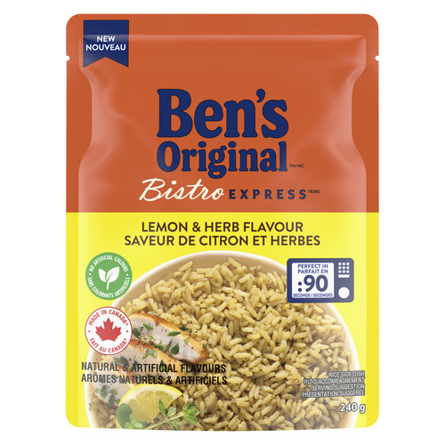 Ben's Original Bistro Express Rice Side Lemon & Herb 240 g