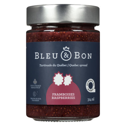 Buy Bleu & Bon Quebec Spread Raspberry 314 ml | IGA