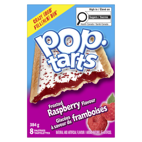 Buy Kellogg's Pop Tarts Frosted Raspberry 8 x 48 g | Foodland