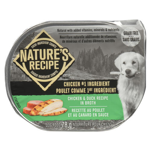 Natures Recipe Wet Dog Food Chicken Duck In Broth