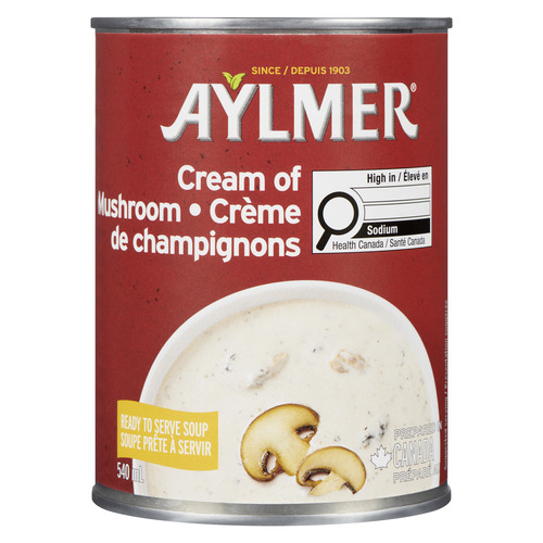 Aylmer Canned Soup Cream Of Mushroom