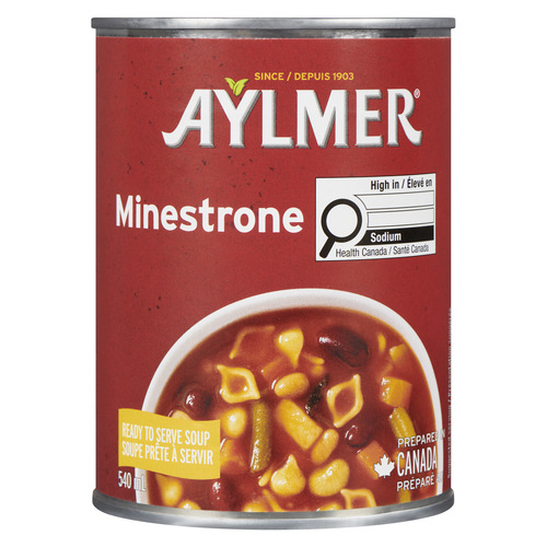 Aylmer Canned Soup Minestrone