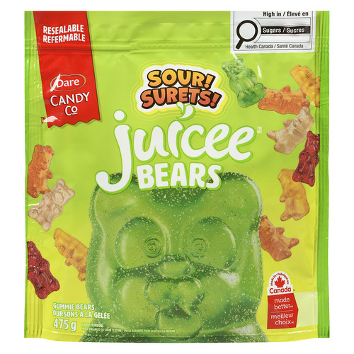 Dare Juicee Bears Candy Sour Gummie Bears