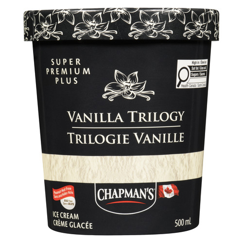 Buy Chapman's Super Premium Plus Ice Cream Vanilla Trilogy 500 ml