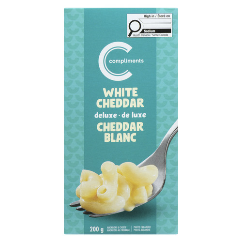 Compliments Macaroni & Cheese Deluxe White Cheddar