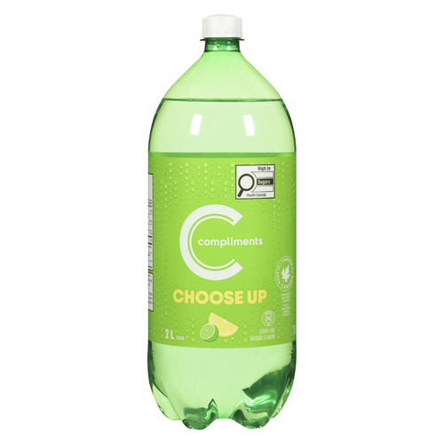 Buy Compliments Soft Drink Choose Up Lemon Lime 2 L (bottle