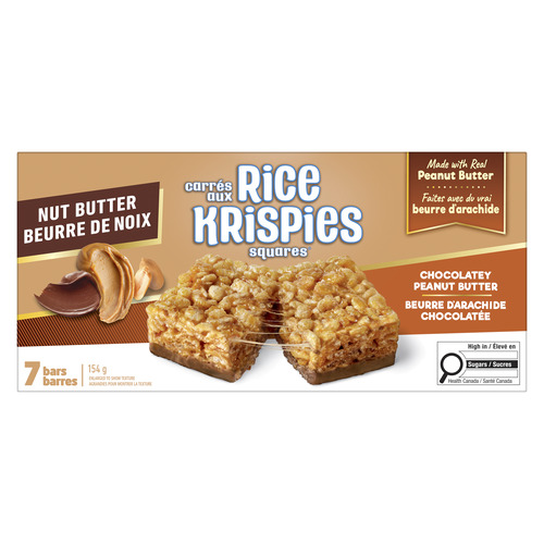 Rice Krispies Squares Chocolatey Peanut Butter