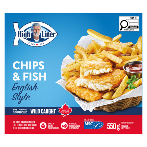 High Liner English Style Chips & Fish