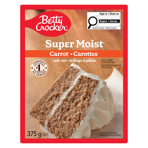Buy Betty Crocker Super Moist Cake Mix Carrot 375 g | FreshCo