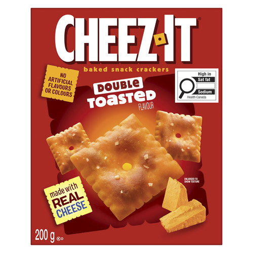 Cheez-It Baked Snack Crackers Double Toasted Flavour