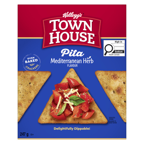 Kellogg's Town House Crackers Mediterranean Herb