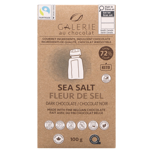 Galerie Au Chocolat Sea Salt Dark Chocolate