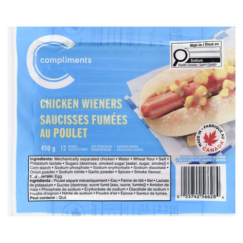 Compliments Wieners Chicken