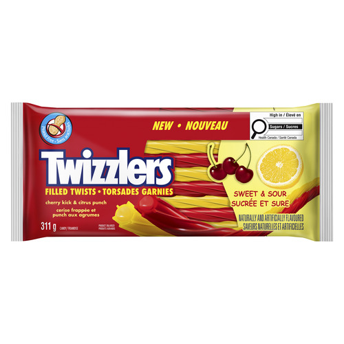 Twizzlers Candy Filled Twists Sweet And Sour