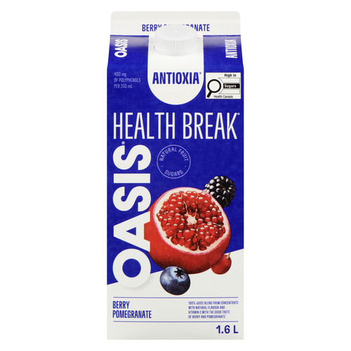 Oasis Health Break Berry Pomegranate Antioxidant Juice