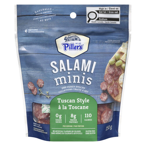 Piller's Dry Cured Salami Minis Tuscan Style