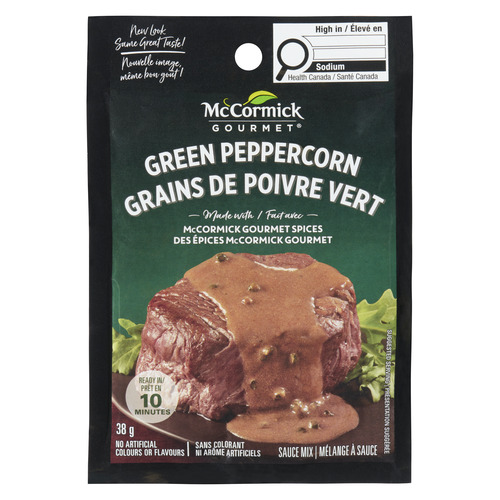 McCormick Gourmet Sauce Mix Green Peppercorn