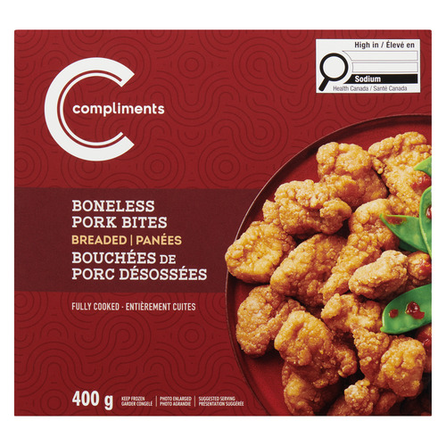 Compliments Breaded Boneless Bites Pork