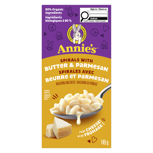 Annie's Spirals with Butter & Parmesan