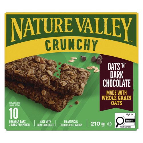Nature Valley Crunchy Granola Bars Oats & Dark Chocolate