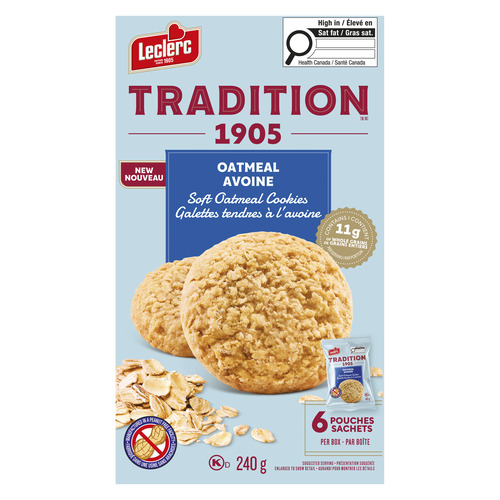 Leclerc Tradition Soft Cookies Oatmeal