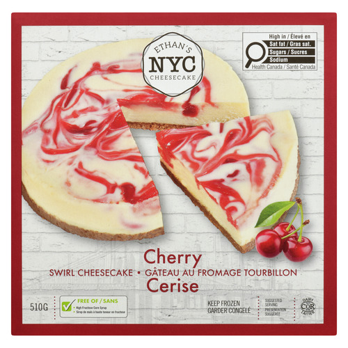 Ethan's NYC Cheesecake Frozen Swirl Cheesecake Strawberry